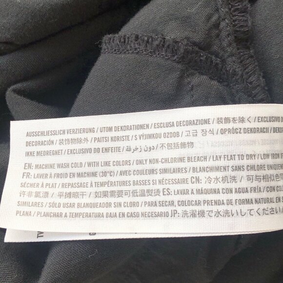 Abercrombie & Fitch Women’s Sz MP Jumper Shorts Black Crochet Detail Pockets - Picture 10 of 16